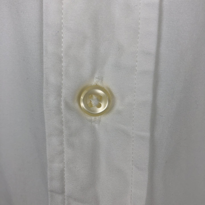 Ralph Lauren REGENT Long-Sleeve Cotton Shirt with Cuffs, Men's Size L (approx.) cotton white type Vintage Second Hand