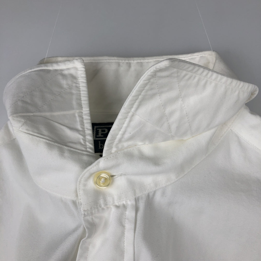 Ralph Lauren REGENT Long-Sleeve Cotton Shirt with Cuffs, Men's Size L (approx.) cotton white type Vintage Second Hand