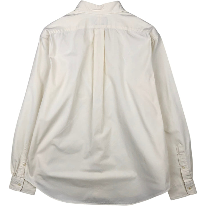 Ralph Lauren CLASSIC FIT Long-Sleeve Button-Down Shirt, Men's Size L (equivalent) cotton pale white type Vintage Second Hand