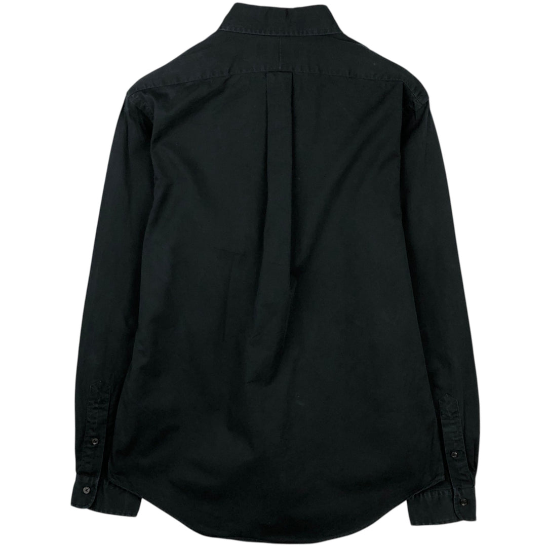 Ralph Lauren CUSTOM FIT long sleeve button down shirt, men's size M cotton black type Vintage Second Hand