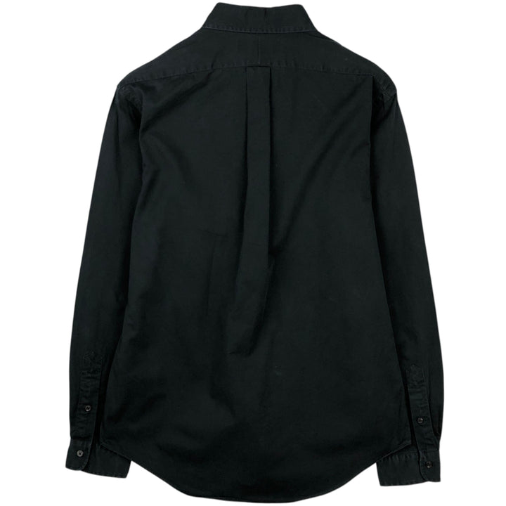Ralph Lauren CUSTOM FIT long sleeve button down shirt, men's size M cotton black type Vintage Second Hand