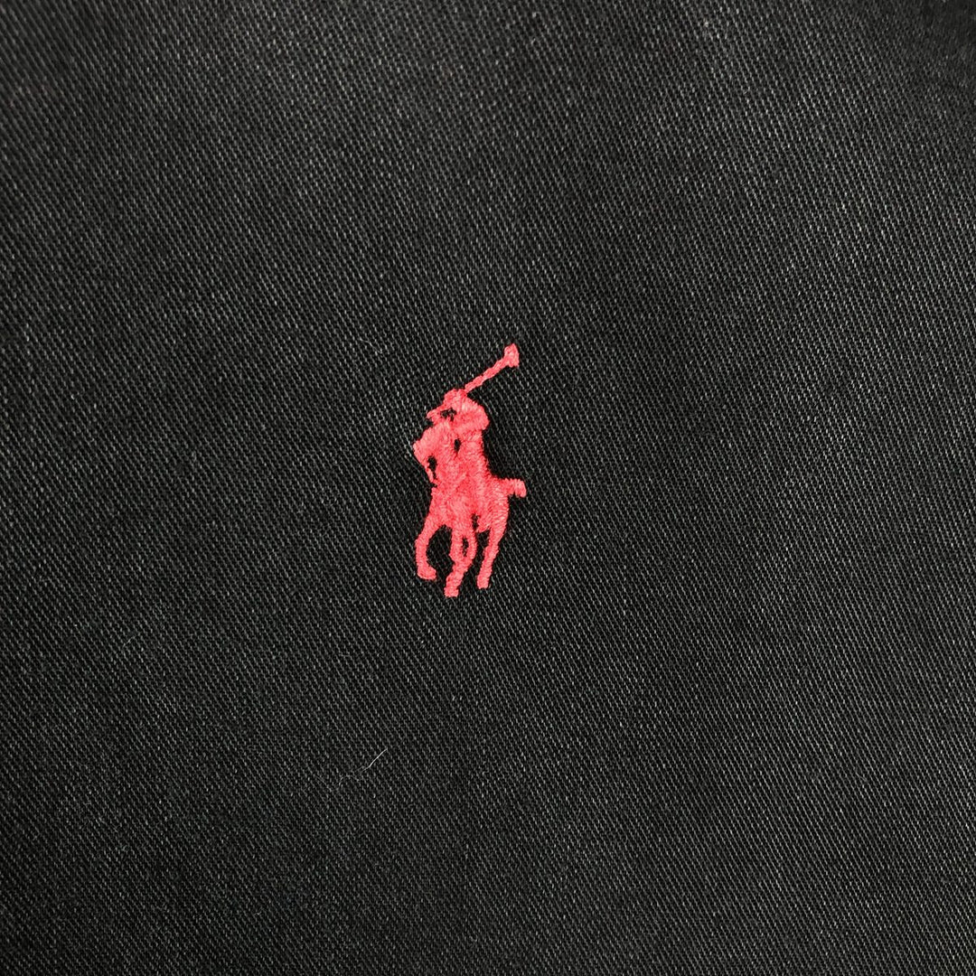 Ralph Lauren BLAKE long sleeve button down shirt, men's XL size cotton black type Vintage Second Hand