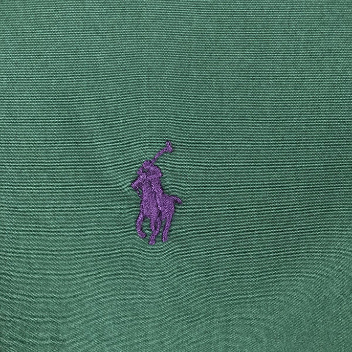 Ralph Lauren Classic Fit Long Sleeve Button Down Shirt Men's M cotton green type Vintage Second Hand