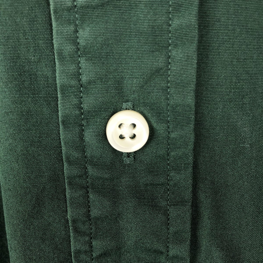 Ralph Lauren Classic Fit Long Sleeve Button Down Shirt Men's M cotton green type Vintage Second Hand