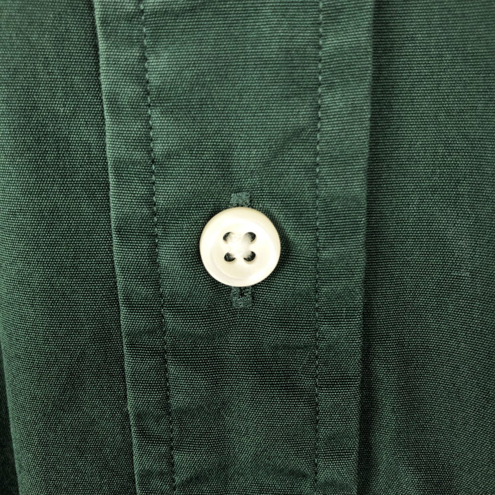 Ralph Lauren Classic Fit Long Sleeve Button Down Shirt Men's M cotton green type Vintage Second Hand