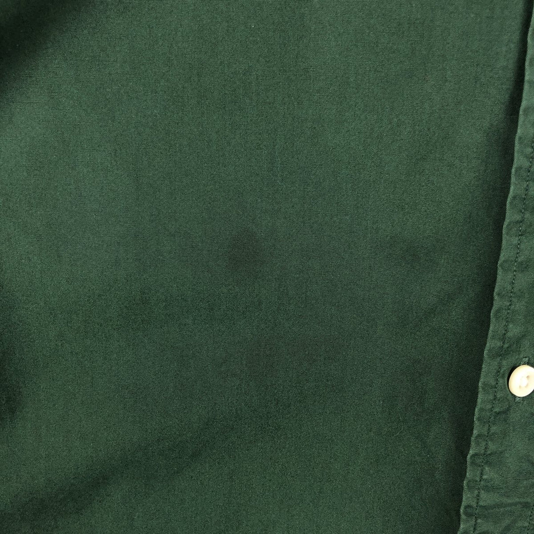 Ralph Lauren Classic Fit Long Sleeve Button Down Shirt Men's M cotton green type Vintage Second Hand