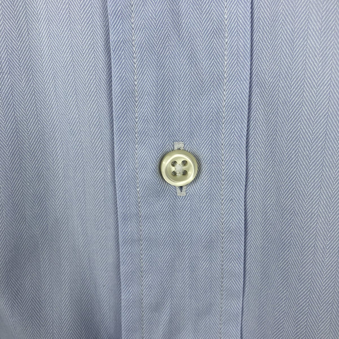 Ralph Lauren LOWELL SPORT long-sleeved cotton shirt, men's size L cotton blue type Vintage Second Hand