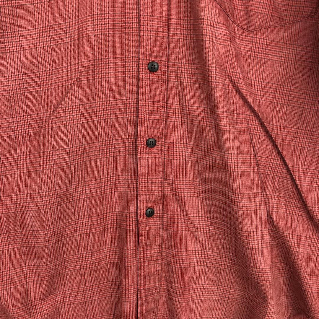 90'S GAP Vintage Long Sleeve Button-Down Check Shirt, Men's Size L cotton red type Vintage Second Hand