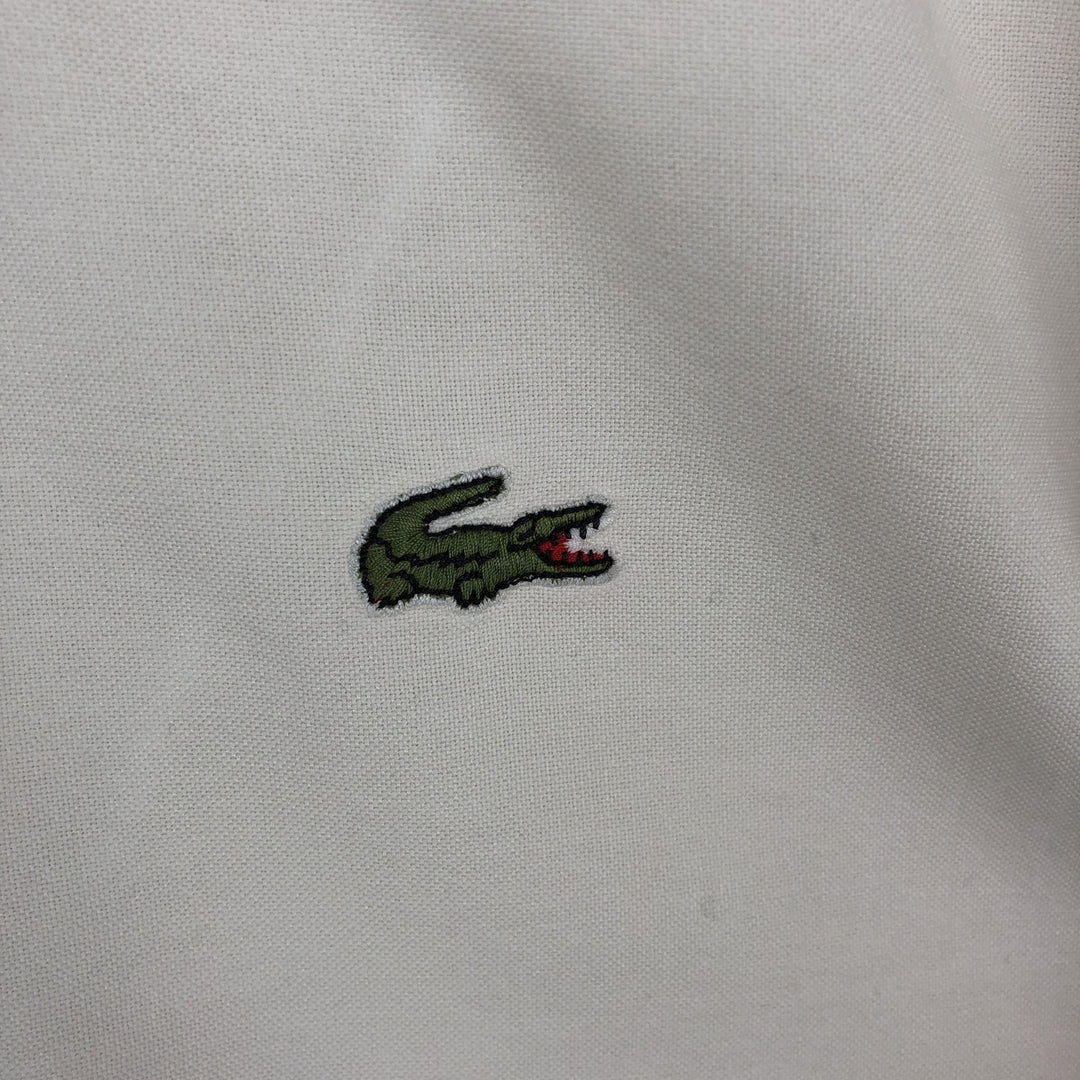 Lacoste long-sleeved button-down shirt, men's size L (approx.) cotton Beige type Vintage Second Hand