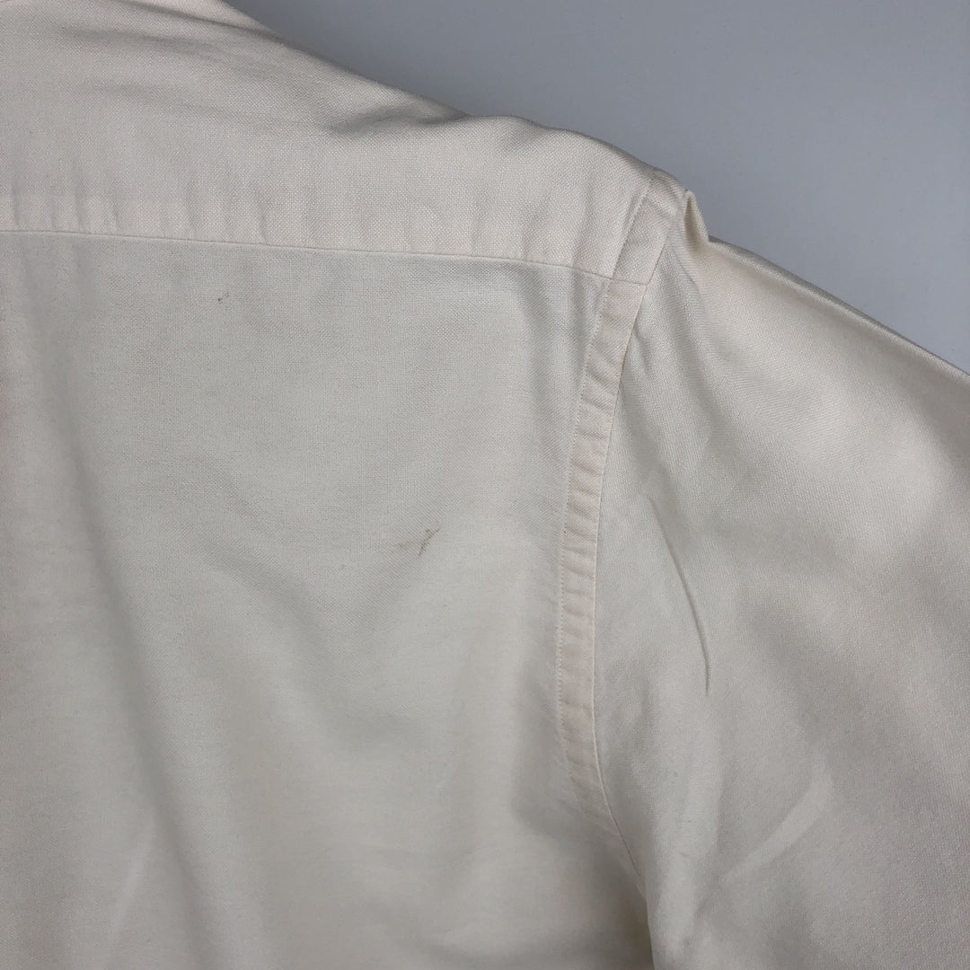 Lacoste long-sleeved button-down shirt, men's size L (approx.) cotton Beige type Vintage Second Hand