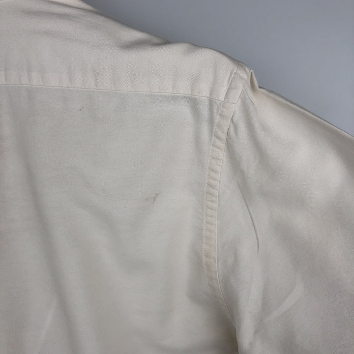 Lacoste long-sleeved button-down shirt, men's size L (approx.) cotton Beige type Vintage Second Hand