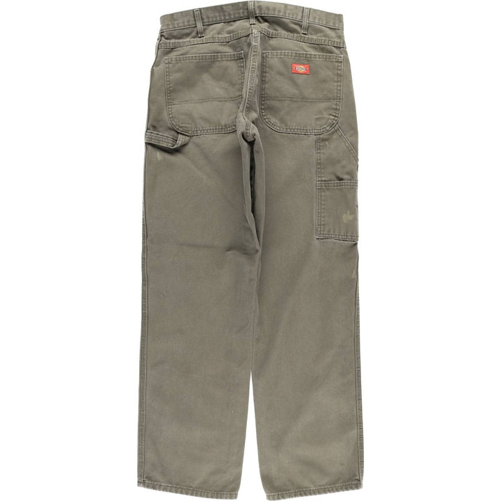 Dickies Duck Painter Pants Men's W34 equivalent cotton Khaki type sage green Vintage Second Hand