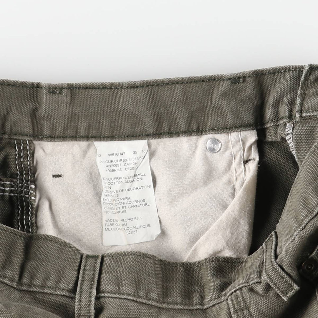 Dickies Duck Painter Pants Men's W34 equivalent cotton Khaki type sage green Vintage Second Hand