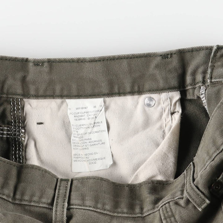 Dickies Duck Painter Pants Men's W34 equivalent cotton Khaki type sage green Vintage Second Hand
