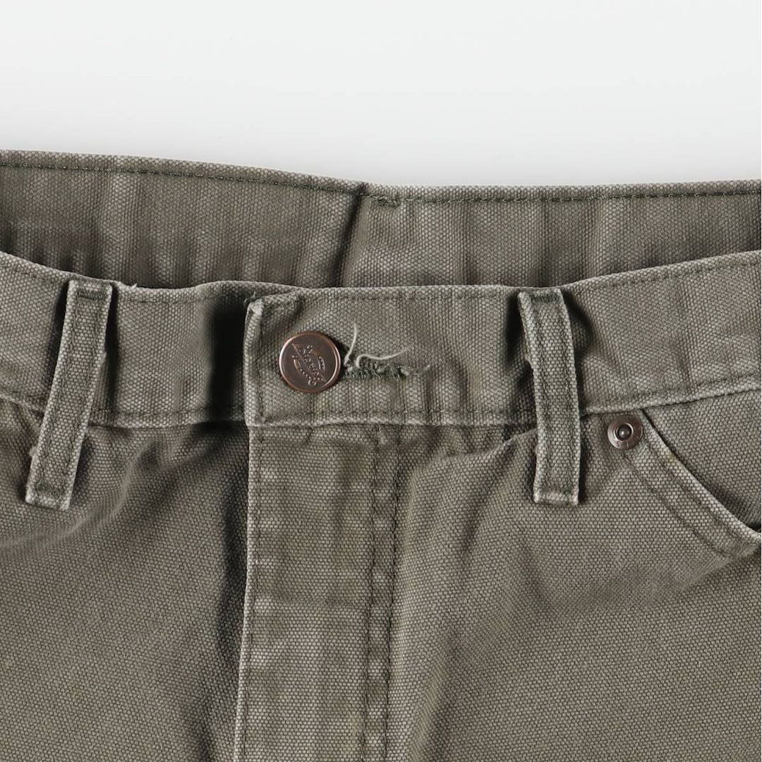 Dickies Duck Painter Pants Men's W34 equivalent cotton Khaki type sage green Vintage Second Hand