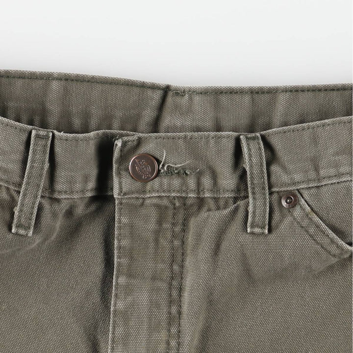 Dickies Duck Painter Pants Men's W34 equivalent cotton Khaki type sage green Vintage Second Hand