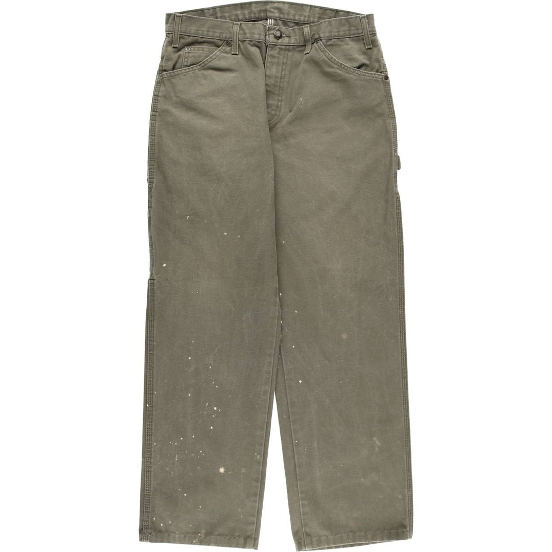 Dickies Duck Painter Pants Men's W34 equivalent cotton Khaki type Vintage Second Hand