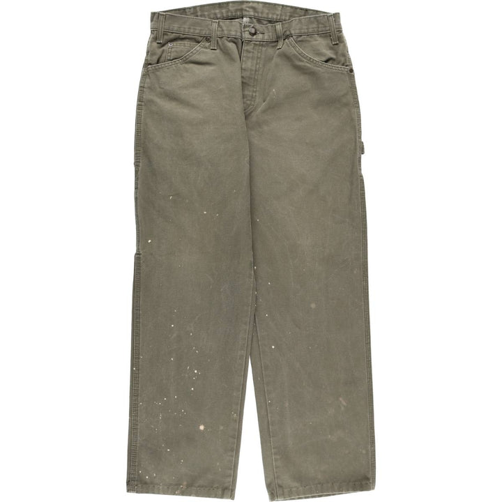 Dickies Duck Painter Pants Men's W34 equivalent cotton Khaki type Vintage Second Hand