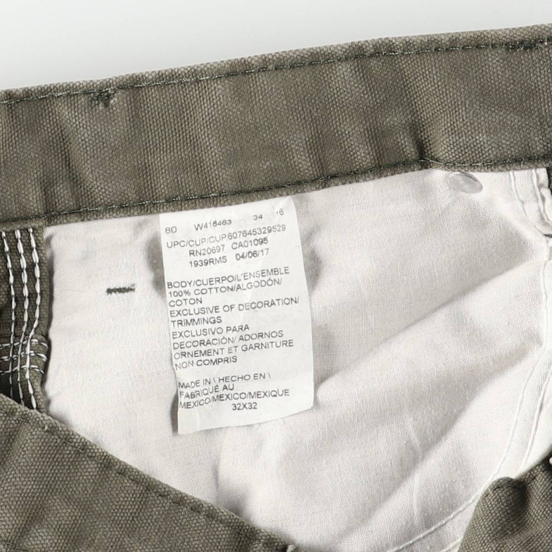 Dickies Duck Painter Pants Men's W34 equivalent cotton Khaki type Vintage Second Hand