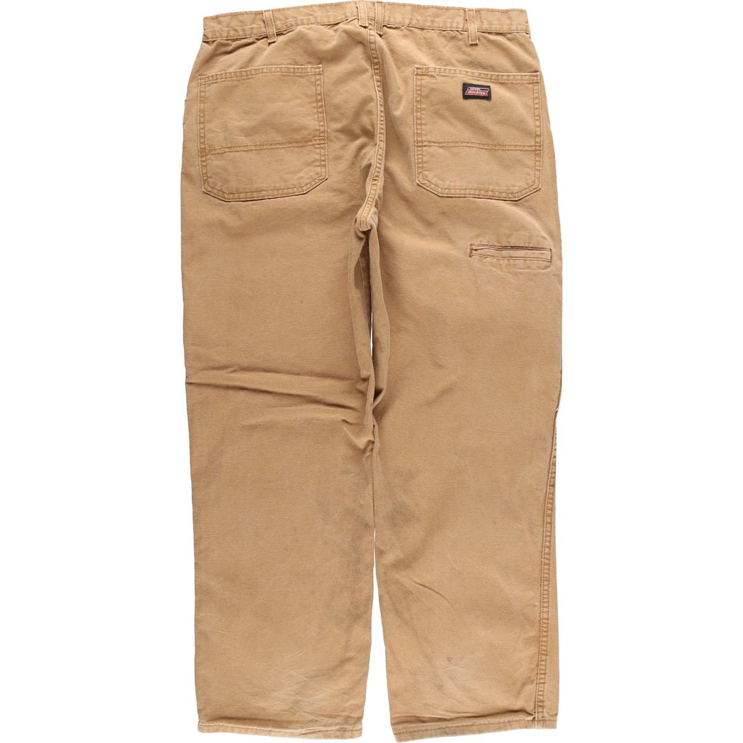 Dickies Duck Work Pants Men's W37 cotton beige type brown Vintage Second Hand