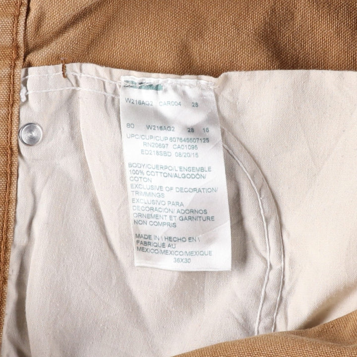 Dickies Duck Work Pants Men's W37 cotton beige type brown Vintage Second Hand