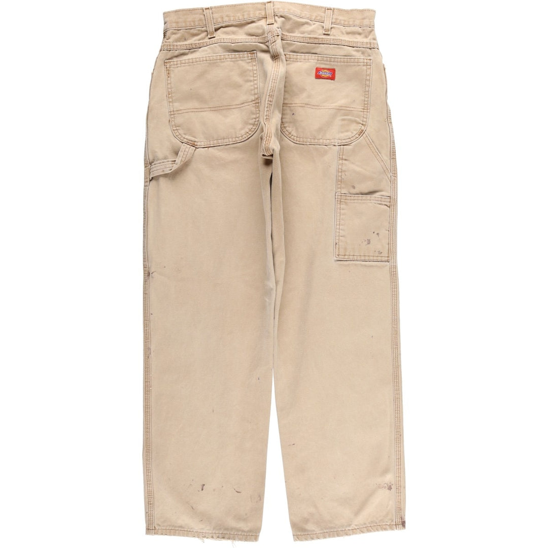 Dickies Relaxed Fit Duck Painter Pants, Men's, Size W33 cotton Beige type Vintage Second Hand