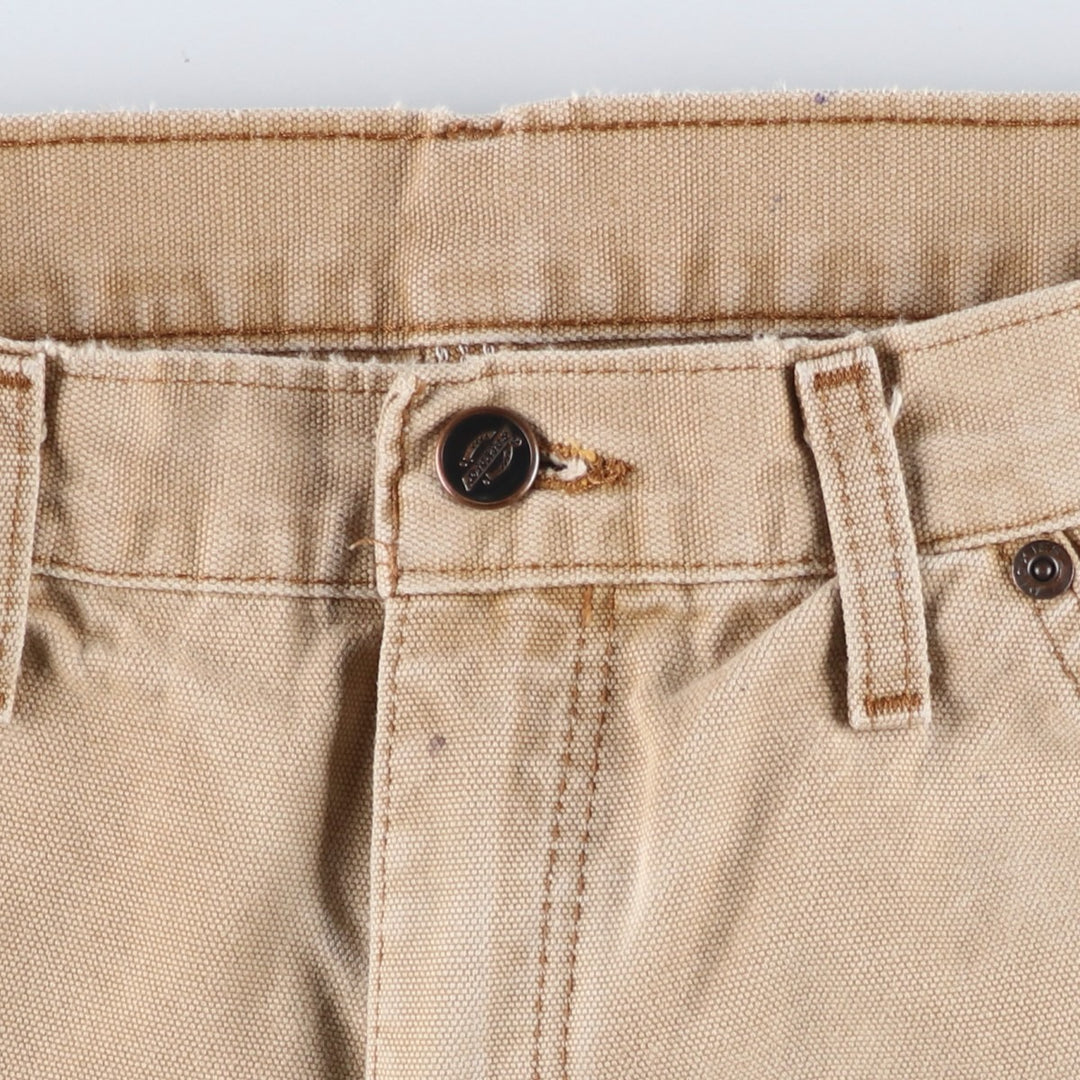 Dickies Relaxed Fit Duck Painter Pants, Men's, Size W33 cotton Beige type Vintage Second Hand