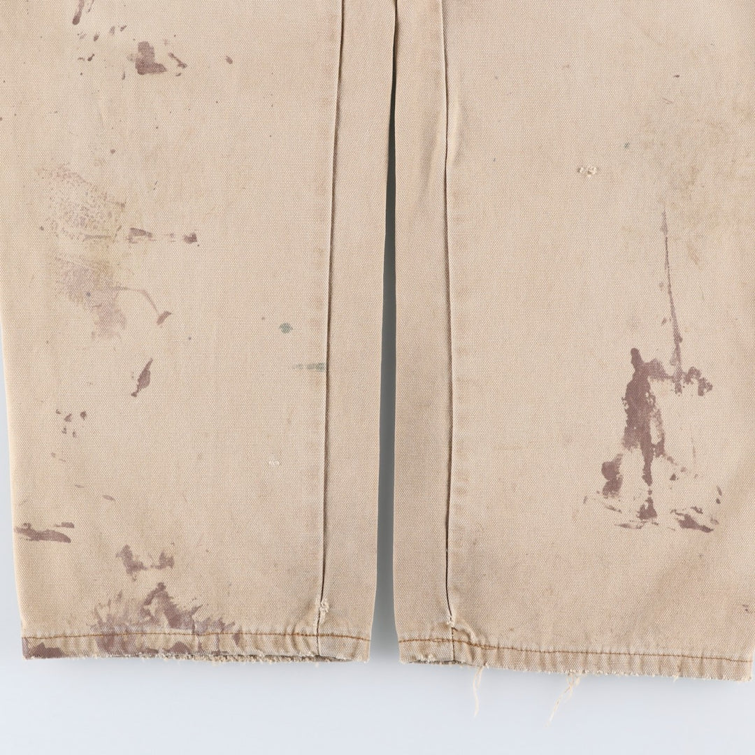 Dickies Relaxed Fit Duck Painter Pants, Men's, Size W33 cotton Beige type Vintage Second Hand