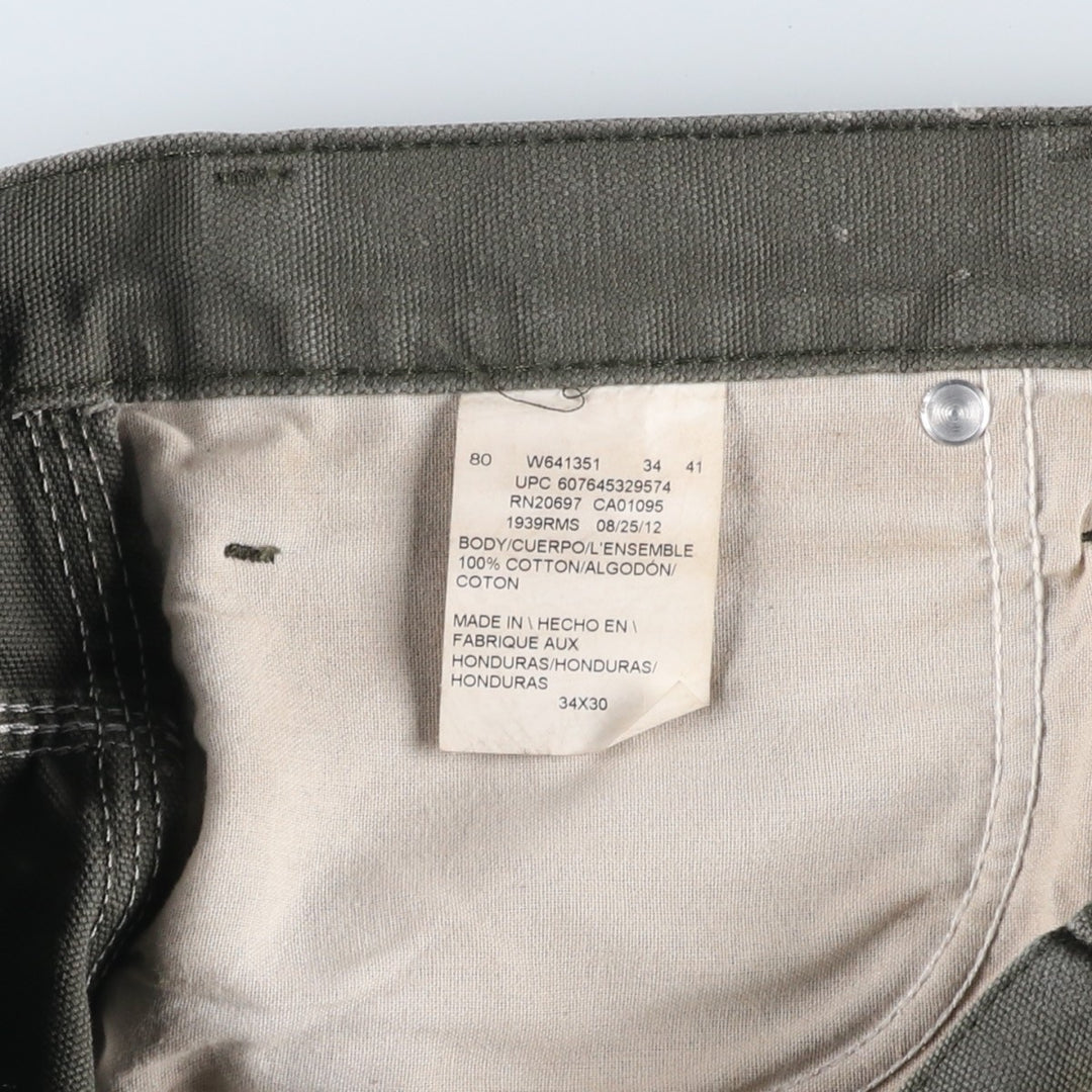Dickies Duck Painter Pants Men's W34 equivalent cotton Khaki type Vintage Second Hand