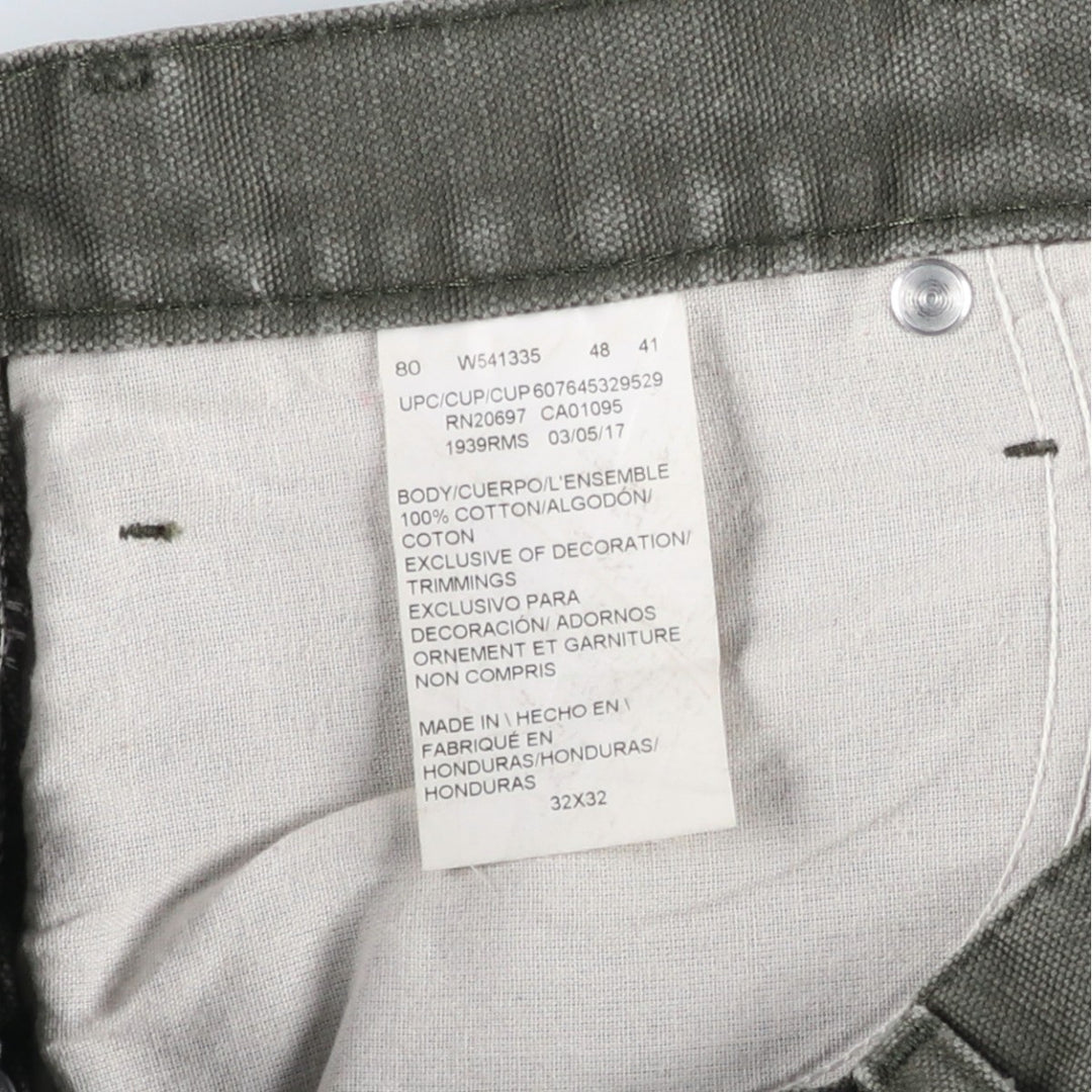 Dickies Duck Painter Pants Men's W32 equivalent cotton Khaki type Vintage Second Hand
