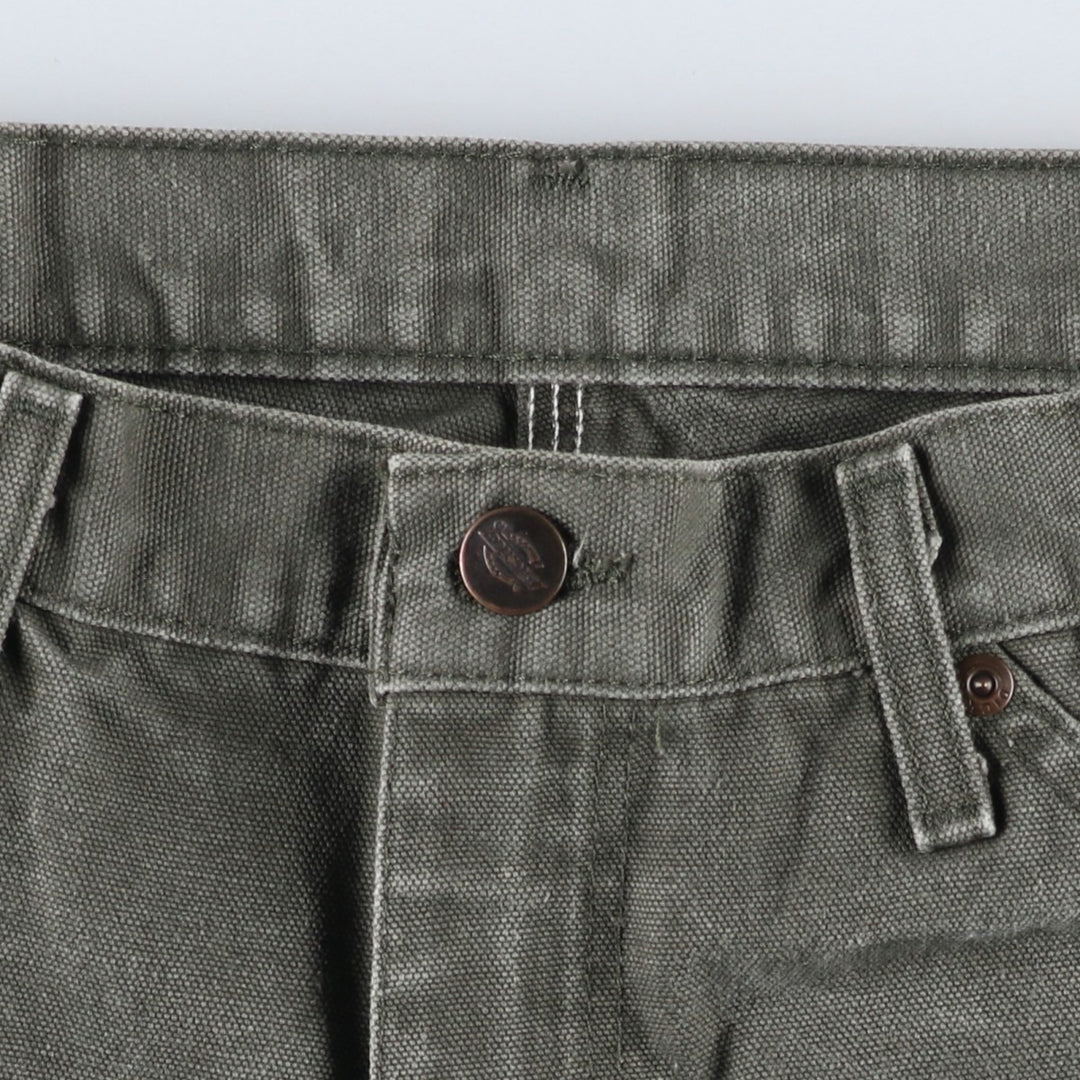 Dickies Duck Painter Pants Men's W32 equivalent cotton Khaki type Vintage Second Hand