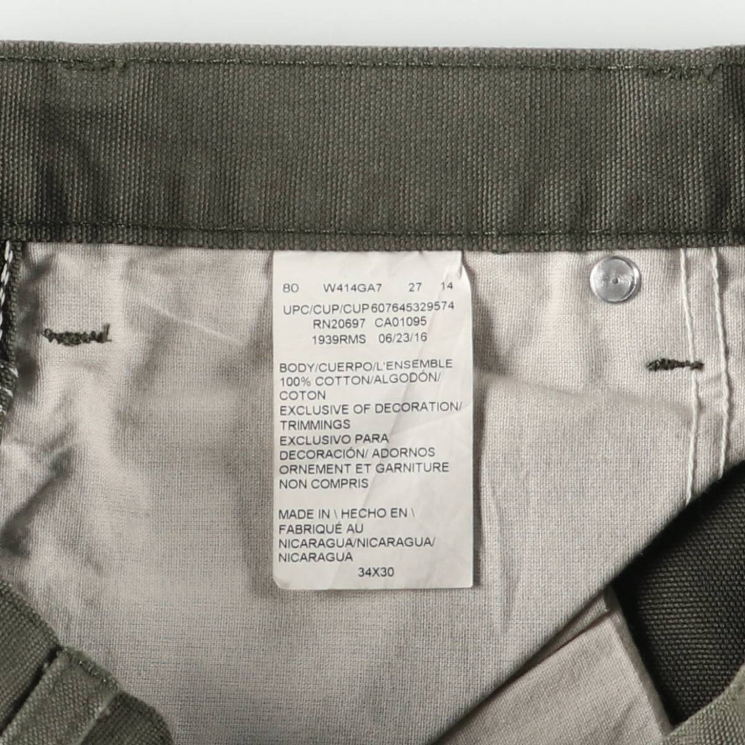 Dickies Duck Painter Pants Men's W34 equivalent cotton Khaki type Vintage Second Hand