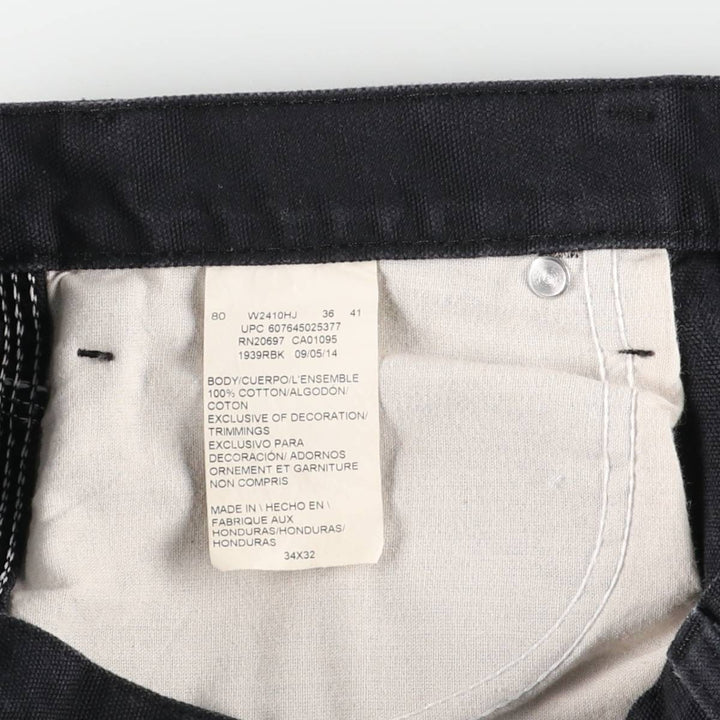 Dickies Duck Painter Pants Men's W34 equivalent cotton black type Vintage Second Hand