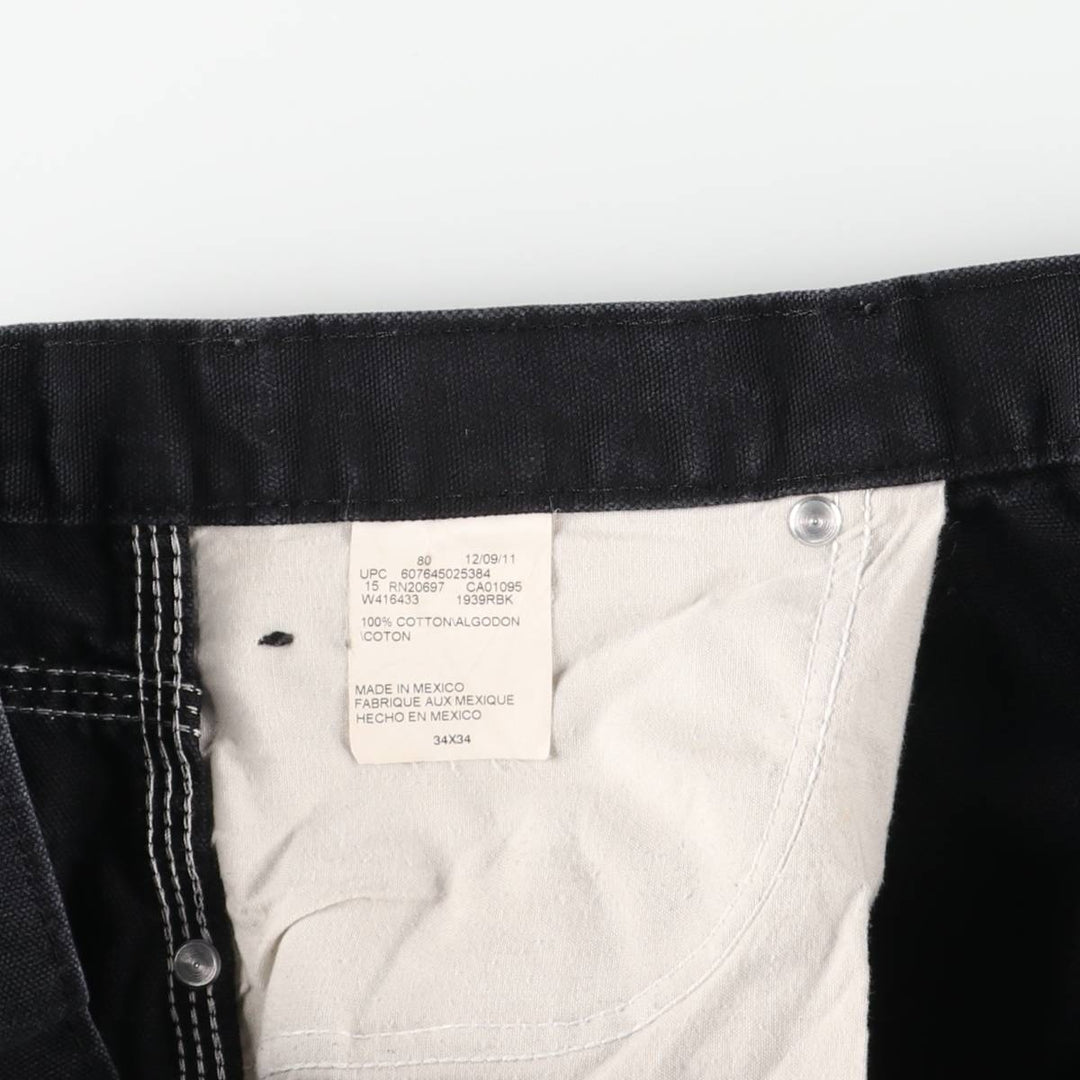 Dickies Duck Painter Pants Men's W35 equivalent cotton black type Vintage Second Hand