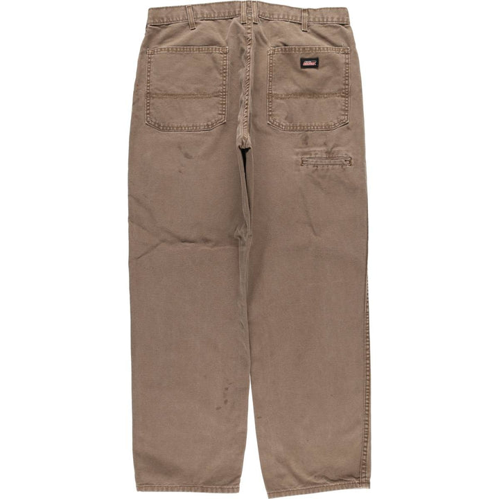 Dickies Duck Work Pants Men's W36 cotton brown type Vintage Second Hand