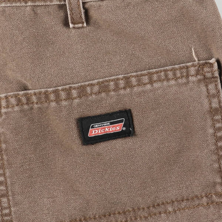 Dickies Duck Work Pants Men's W36 cotton brown type Vintage Second Hand