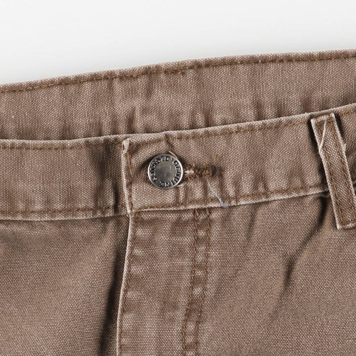 Dickies Duck Work Pants Men's W36 cotton brown type Vintage Second Hand