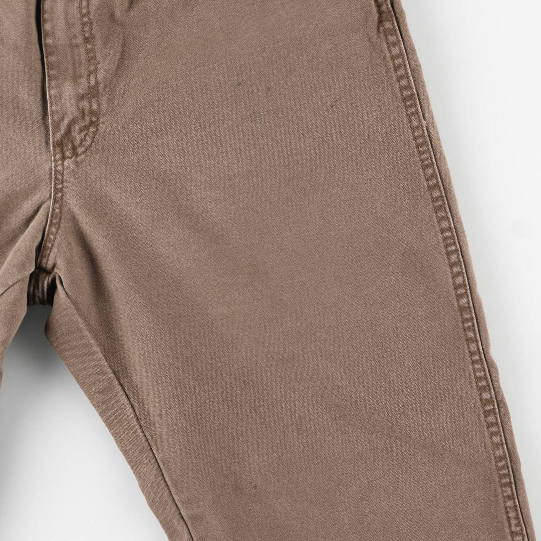 Dickies Duck Work Pants Men's W36 cotton brown type Vintage Second Hand