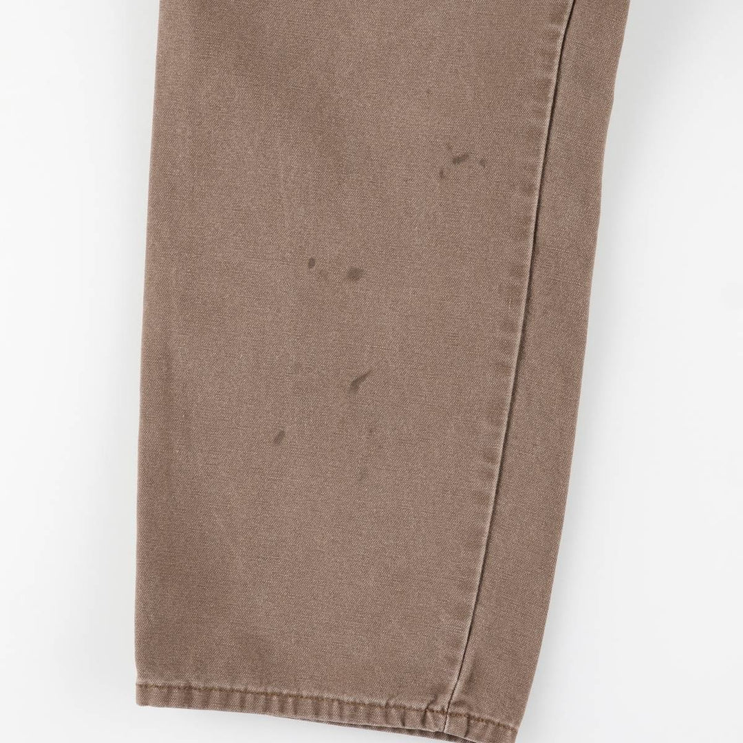 Dickies Duck Work Pants Men's W36 cotton brown type Vintage Second Hand