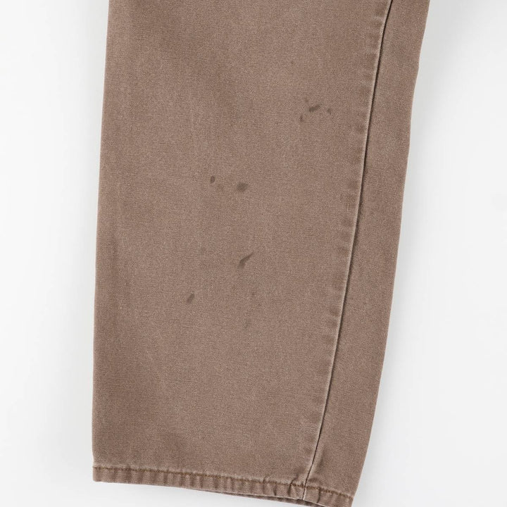 Dickies Duck Work Pants Men's W36 cotton brown type Vintage Second Hand