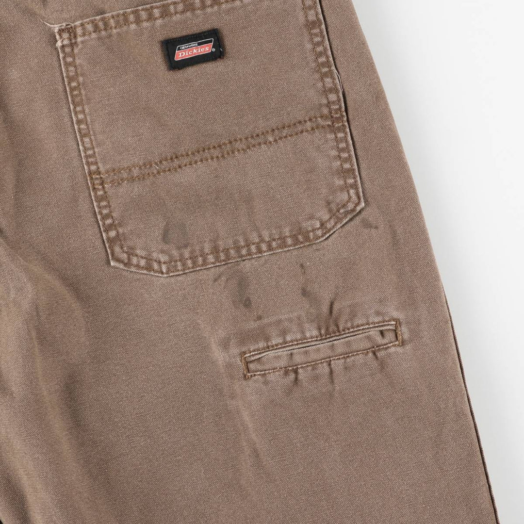 Dickies Duck Work Pants Men's W36 cotton brown type Vintage Second Hand