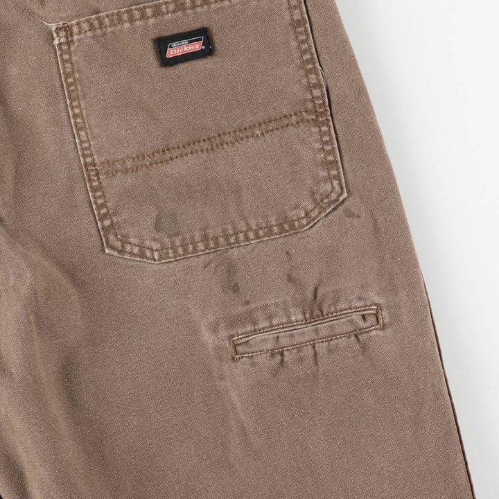 Dickies Duck Work Pants Men's W36 cotton brown type Vintage Second Hand