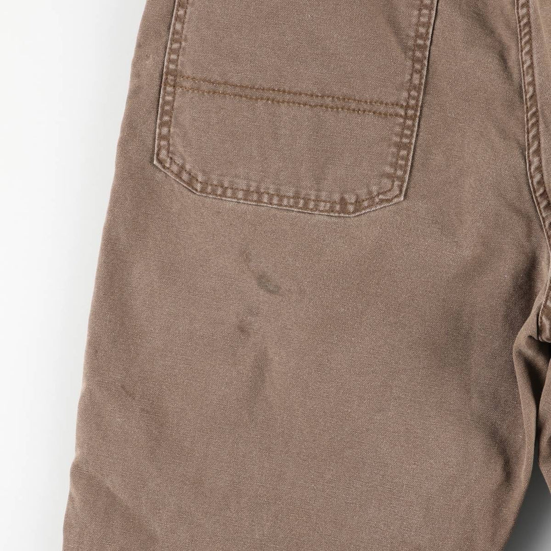 Dickies Duck Work Pants Men's W36 cotton brown type Vintage Second Hand