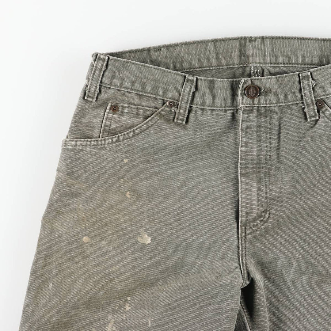 Dickies Duck Painter Pants Men's W32 equivalent cotton Khaki type Vintage Second Hand