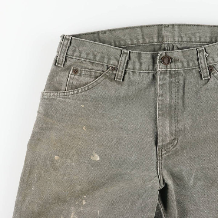 Dickies Duck Painter Pants Men's W32 equivalent cotton Khaki type Vintage Second Hand