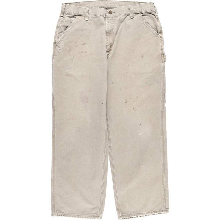 Carhartt Original Dungaree Fit Duck Painter Pants, Men's, W36 equivalent cotton Beige type Vintage Second Hand