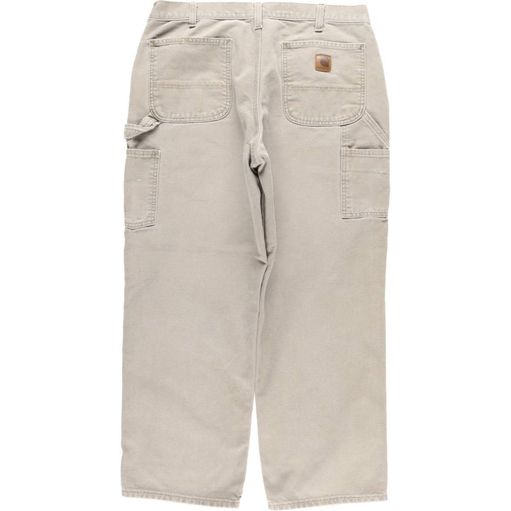 Carhartt Original Dungaree Fit Duck Painter Pants, Men's, W36 equivalent cotton Beige type Vintage Second Hand