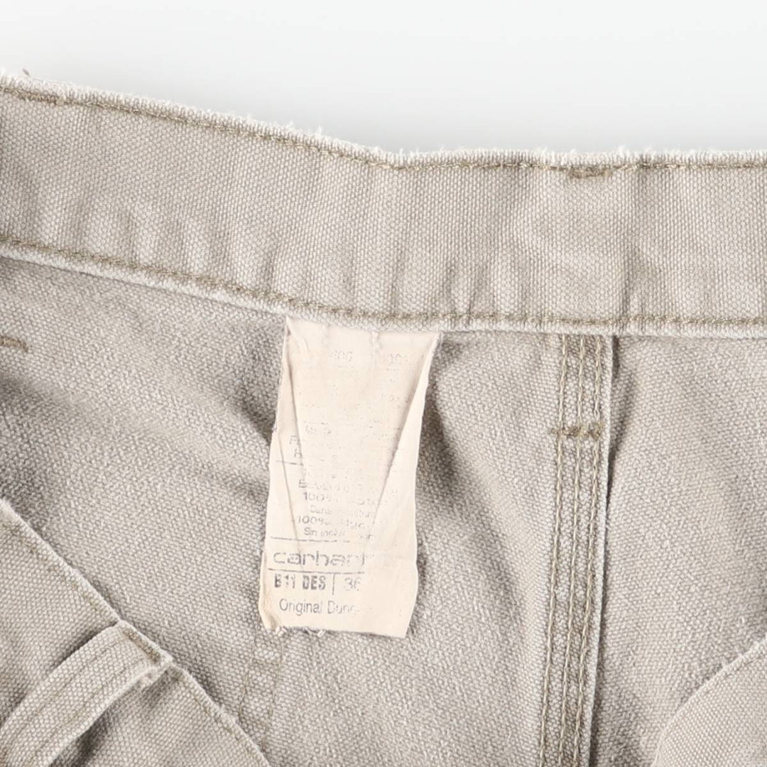 Carhartt Original Dungaree Fit Duck Painter Pants, Men's, W36 equivalent cotton Beige type Vintage Second Hand