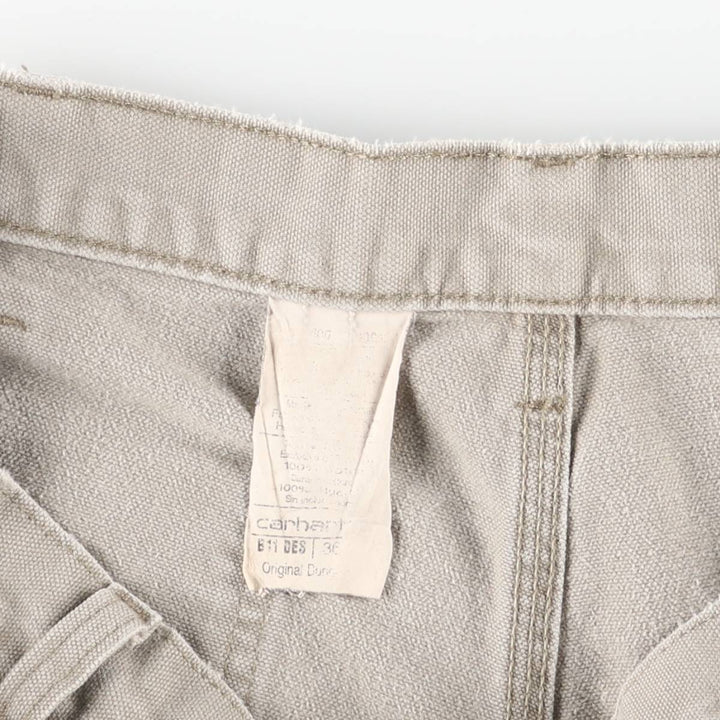 Carhartt Original Dungaree Fit Duck Painter Pants, Men's, W36 equivalent cotton Beige type Vintage Second Hand