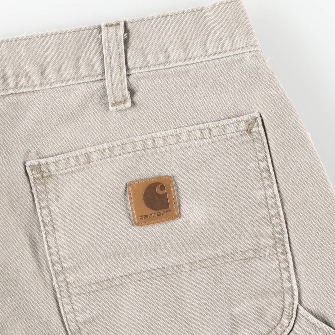 Carhartt Original Dungaree Fit Duck Painter Pants, Men's, W36 equivalent cotton Beige type Vintage Second Hand